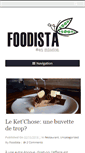 Mobile Screenshot of foodistaenmission.com